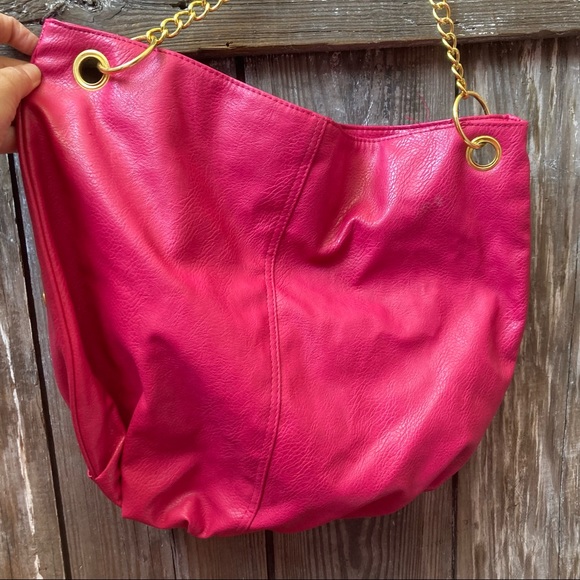 Pink Studded Shoulder Bag - Picture 3 of 5